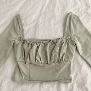 Princess Polly Green Long Sleeve